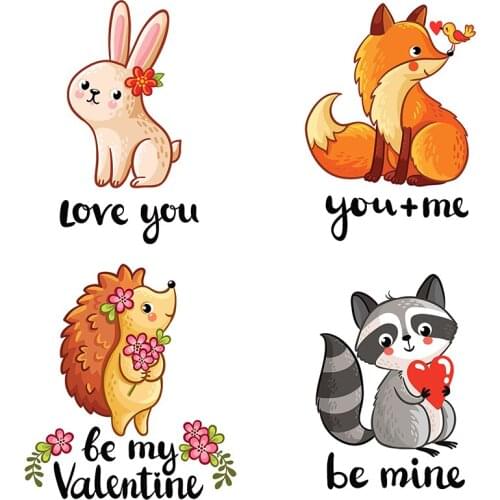 Three Ratels QC418 Forest animals warm fairy tale wall stickers for kids home decoration accessories for living room