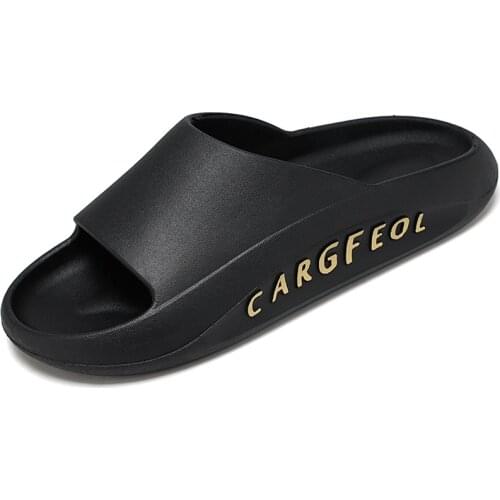 Trend Fashion Men Slippers Shoes Soft Non-Slip Thick Sole Male Summer Water Shoes Outdoor Mens Beach Shoe Flat Sandals Slipper