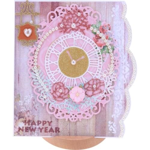 Vintage Clock Design Metal Cutting Dies Stencil for DIY Scrapbooking Photo Album Embossing Paper Cards Decorative Crafts Die Cut