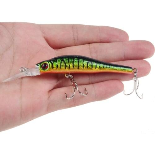 1PCS Minnow Fishing Lure 95mm 6.7g Sinking Hard Bait Wobbler Jig Bait Crankbait Carp Striped bass Pesca Fishing tackle SwimBait
