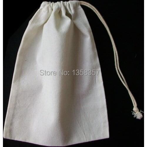 100pcs/lot CBRL small cotton jewelry pouch cotton gift pouch cotton drawstring pouch bag gift bag gold jewelry bag