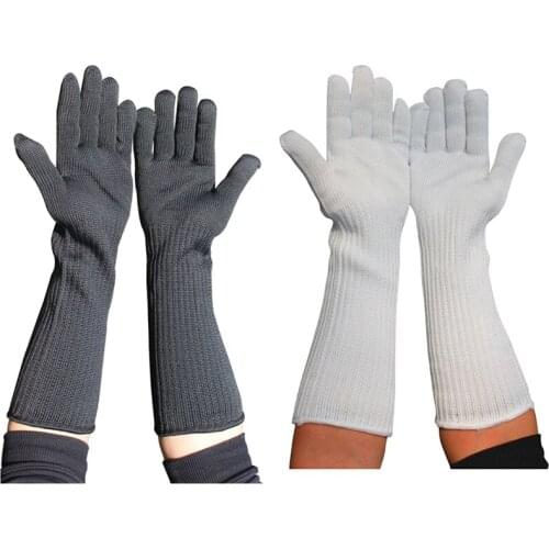 2021 High Quality Long Sleeve Anti-cutting Steel Glove for Protective Hand