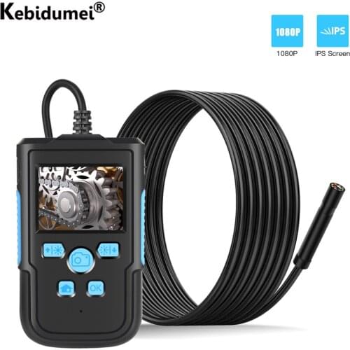 3.9MM HD 1080P Endoscope Professional Borescope Mini Waterproof Inspection Camera 8 Led Lights 2.4 Screen 2/5/10M Options