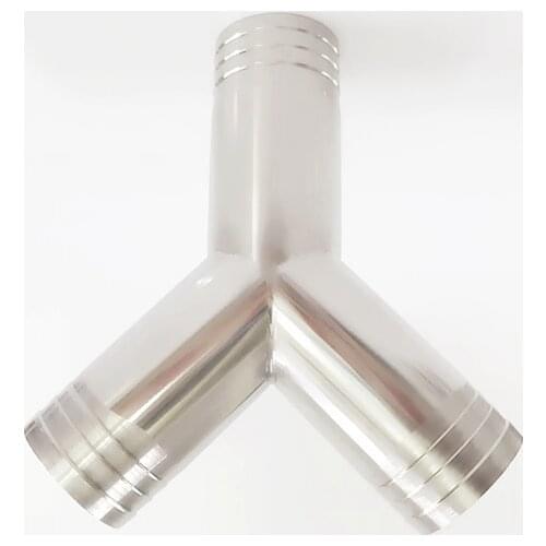 5/8" 16mm OD Hose Barb 304 Stainless Steel Sanitary Y Type Pipe Fitting For Home Brew Homebrew Wine Beer Brewing
