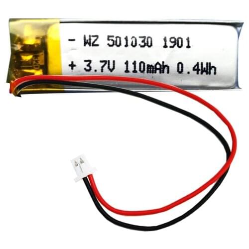 501030-110MAH Bluetooth headset battery polymer 3.7V lithium battery charging