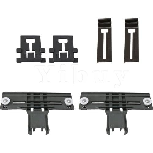 6 Pcs W10195839 W10195840 Dishwasher Basket Rail Adjuster Positioner Set