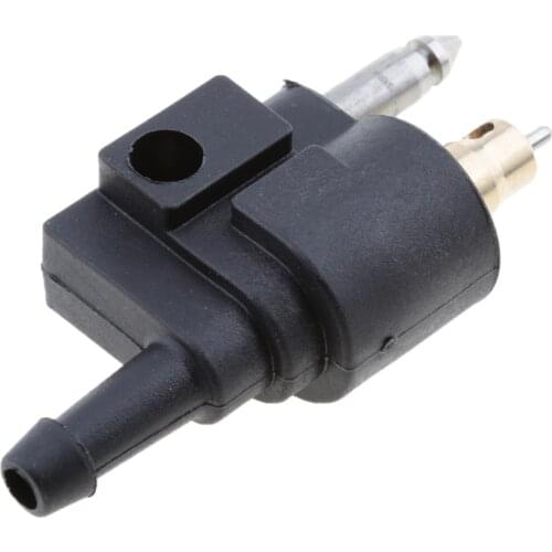 Male 1/4inch Gasoline Hose Quick Connect Fuel Line Fittings Pipe Adapter for Yamaha Outboard Motors Black