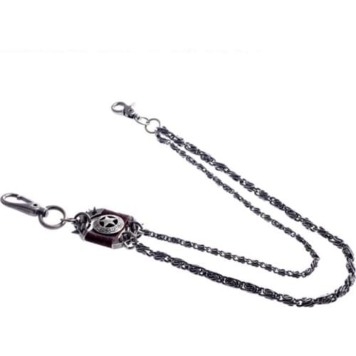 Trousers pants chain punk emo rock Lobster clasps Hip Hop chain KL