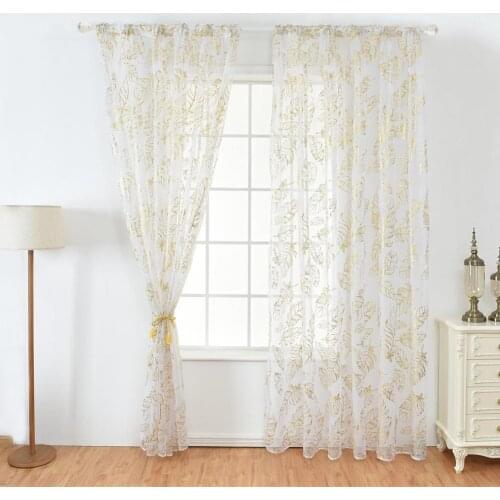 1Pc Feather Drape Living Room Balcony Window Tulle Voile Sheer Curtain Decor Lightweight Feather Tulle Curtain In Living Room