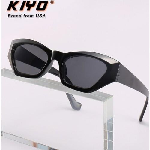 KIYO Brand 2021 New Women Men Polygonal Sunglasses PC Vintage Sun Glasses High Quality UV400 Driving Eyewear 3921