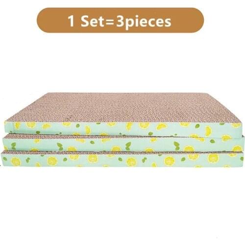 Cat Scratch Board Corrugated Paper Cat Toys Nail Scraper Mat Kitten Grinding Claw Toys Interactive Cat Toy Pet Supplies