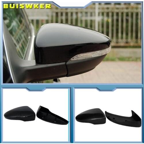 Mirror Caps For VW Golf 7 MK7 7.5 GTD R GTI MK6 6 Polo 6R 6C Scirocco Passat B7 Jetta MK6 Beetle Side Wing Mirror Covers E-GOLF