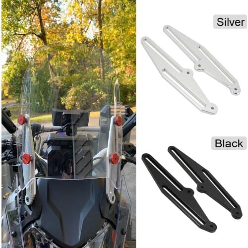 New Motorcycle Support Holder kits Windshield Bracket Windscreen Adjusters For Yamaha Tenere 700 XTZ 700 XT700Z 2019 2020