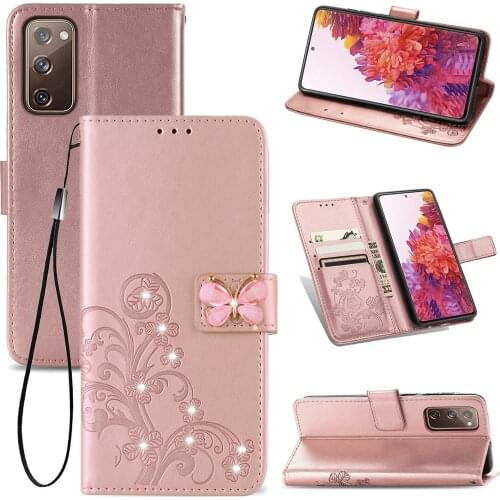 Flip Book Leather Case For Samsung S20 FE S20 Lite Wallet Case Magnetic Cover For Samsung Galaxy S20 Fan Edition Phone Case