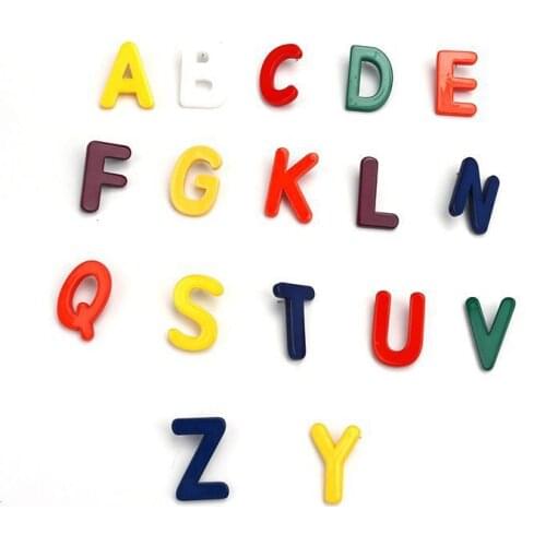 Lovely trending initial letter acrylic stud earring for women