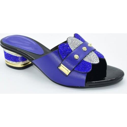 Latest Design African Shoes for Women High Quality Plus Size Shoes Women Open Toe Sexy Elegant Ladies Shoes Party Wedding Pumps