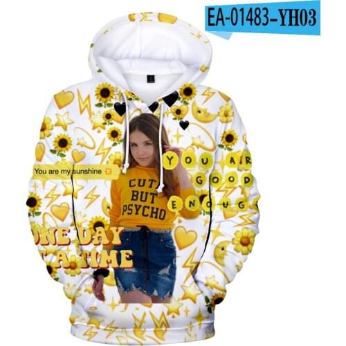 2021 spring new 3D Print Piper Rockelle Hoodies Casual Sweatshirt Teenager Men/Womens Pullover Streetwear Clothes kids hoodie