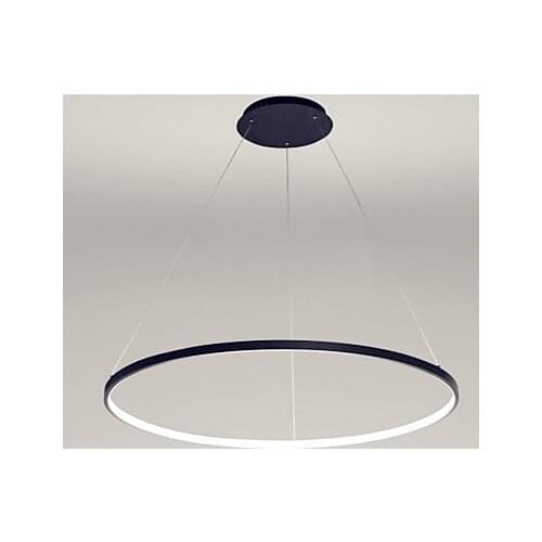 80cm Single Ring Modern LED Pendant Lights Fixtures For Dinning Living Room Hanging Lamp Home Indoor Lighting Lustre Luminaire