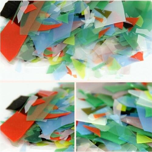28g/Set Confetti Glass Colorful Fusing Glasses Microwave Kiln Accessories for DIY Craft Jewelry Decoration