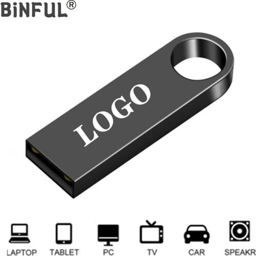 BiNFUL Pen Drive Waterproof Usb Flash Drive Stick 1GB 2GB 4GB 8GB 16GB 32GB 64GB 128GB 256G Pendrive Metal Flash Memory Card 2.0