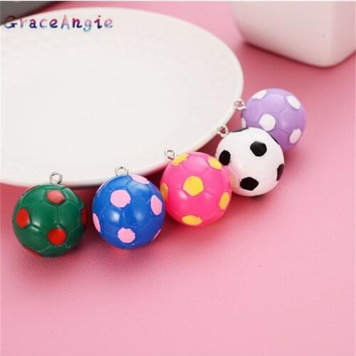 8pcs Football Jewelry Charms For Keychain football charms for jewelry making Pendants for DIY Necklaces Bracelets Bangles Gift