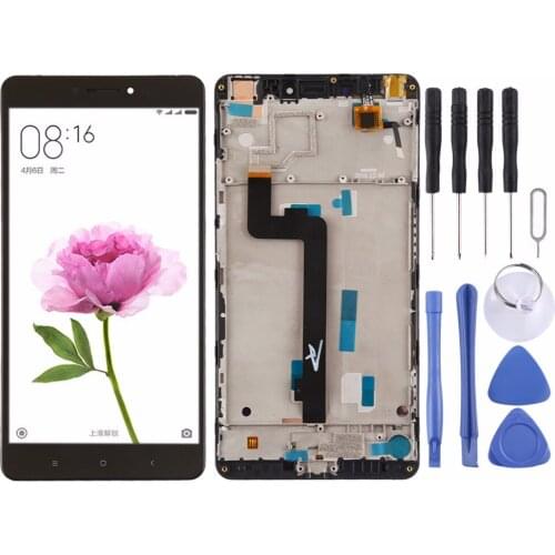 LCD Screen and Digitizer Full Assembly with Frame for Xiaomi Mi Max