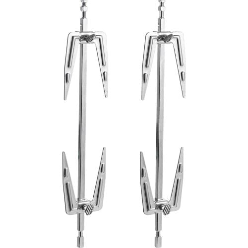 1 Set Stainless Steel Air Fryer Fork Roast Chicken Fork BBQ Kitchen Grill Fork Camping Grill Rotisserie Air Fryer Tool Parts