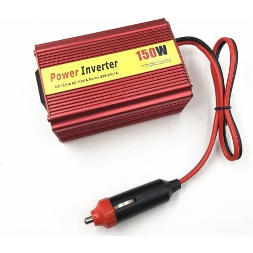 150W with USB Home Car Power Inverter Converter DC 12 V 110 V Car Battery Charger Adapter Car Power Supply