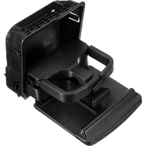 Black Car Central Console Armrest Rear Cup Holder Box for V W Golf MK5 MK6