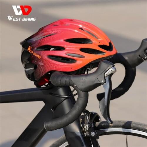 WEST BIKING Bicycle Helmet Integral Lightweight Safety Cap Outdoor Sport MTB Mountain Bike Cycling Helmets for Adults Motorcycle