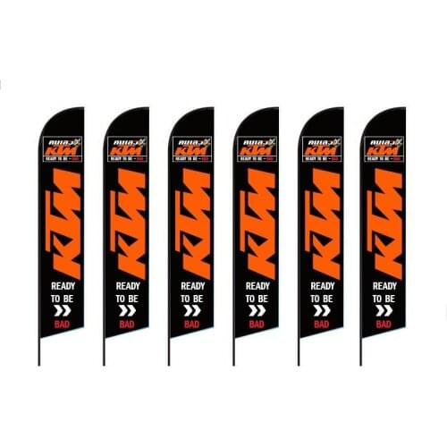 Double-side Digital Printed Outdoor Advertising Feather Flag Beachflag for Promotion Trade Show Exhibition Fair in 600x2800mm