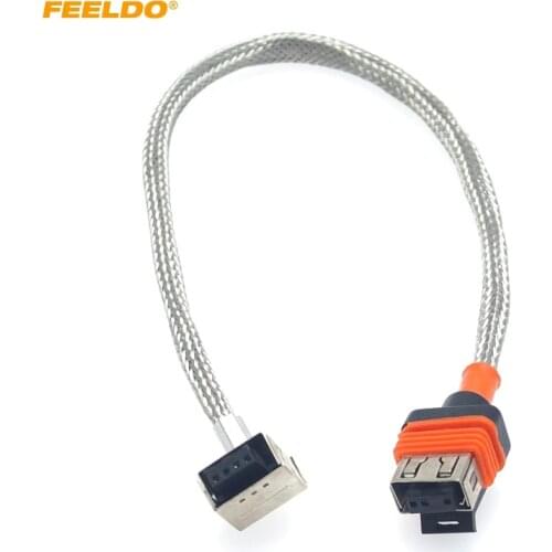 FEELDO 1PC Car HID Xenon Light D1S D1C D1R High Voltage and Shielded Wire Harness Cable for D1 Ballast Bulb Plug Socket Adapter