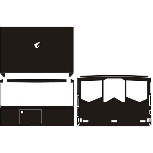 Carbon fiber Laptop Sticker Skin Decal Cover Protector for GIGABYTE AORUS 15G 15.6"