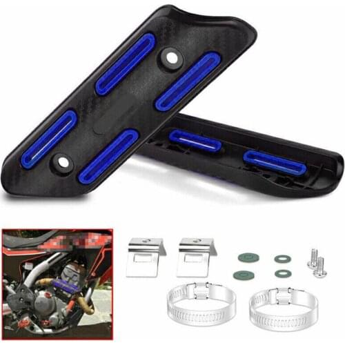 New 25-51mm Exhaust Heat Protector for YAMAHA YZF250 RMZ250 HUSABERG FE 350 Honda CRF250R 2004-2019 250 SXF