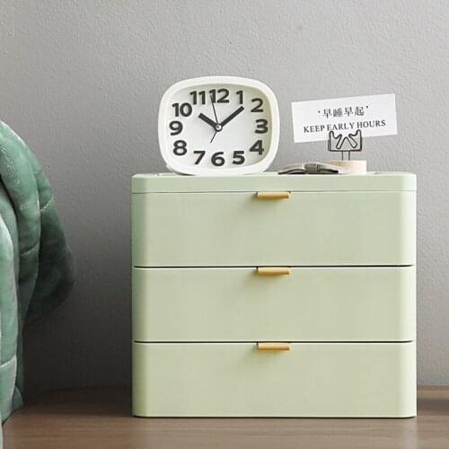 Office Tabletop Storage Box Drawer Bathroom Accessories Organizer Makeup Drawer Type Multi-Layer Cosmetic Storage Box Shelf