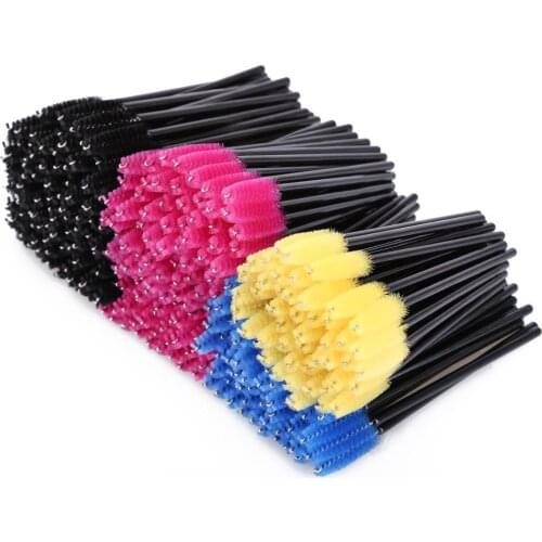 Wholesale Glad Lash Cosmetic Eyelash Extension Disposable Mascara Brush Applicator Eyelash Spooler 10000pcs/lot Free Shipping