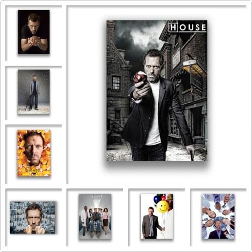 House M.D Poster Clear Image Wall Stickers Home Decoration Good Quality Prints White Coated Paper