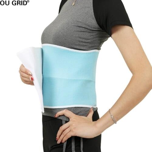 Abdominal Binder Lower Waist Support Belt - Compression Wrap for Men and Women
