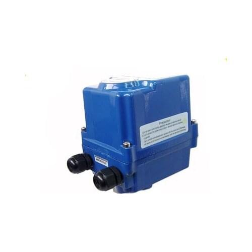 DC12V DC24V 5wire on-off type CTF-010 100NM Electric Valve Actuator with manual operation position indicator