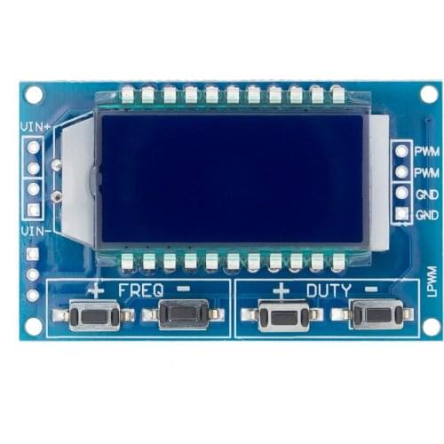 PWM Pulse Frequency Duty Cycle Adjustable Module LCD Display 1Hz-150Khz 3.3V-30V PWM Board Module