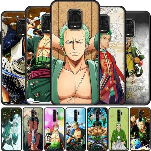 One Piece Roronoa Zoro Anime Cute For Xiaomi Redmi Note 9S 8 Pro 8T 9 7 7A 8A 9A 9C 6A Silicon Case For Redmi Note 10 Pro Cover