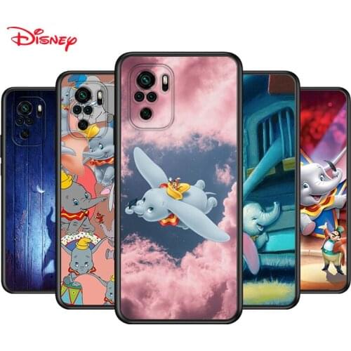 TPU Silicone Cover Cute Disney Dumbo For Xiaomi Redmi Note 10 10S 9 9S Pro Max 9T 8T 8 7 6 5 Pro 5A Phone Case