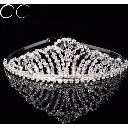 Gorgeous Full of Pure Crystal Bridal Jewelry Crown Tiara Prom Brides Headband Wedding Hair Accessories Fashion Luxuries F012