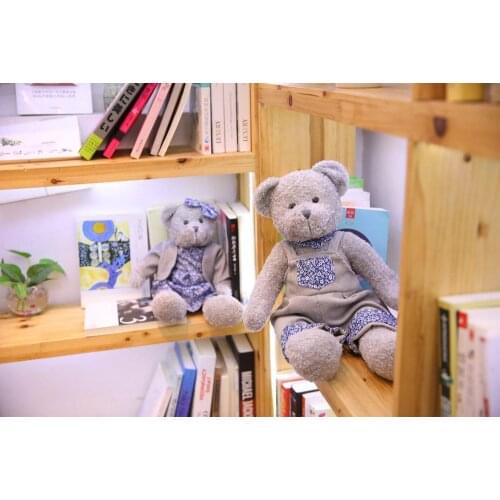 High-quality 30/40/50 teddy bear doll plush toy baby to send children birthday gifts Christmas gifts to his girlfriend