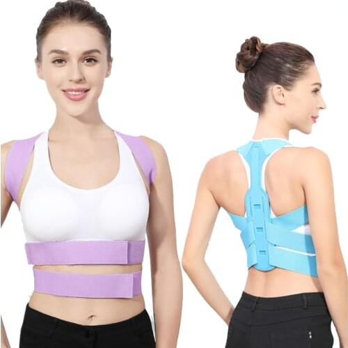Women Adjustable Elastic Clavicle Posture Corrector Back Brace Lumbar Waist Support Belt Chest Posture Corrector Shoulder Corset