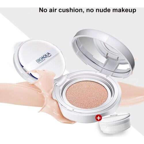 BIOAQUA Air Cushion BB Cream Isolation BB Nude Concealer Oil Control Moisturizing Liquid Foundation CC Cream Makeup TSLM2