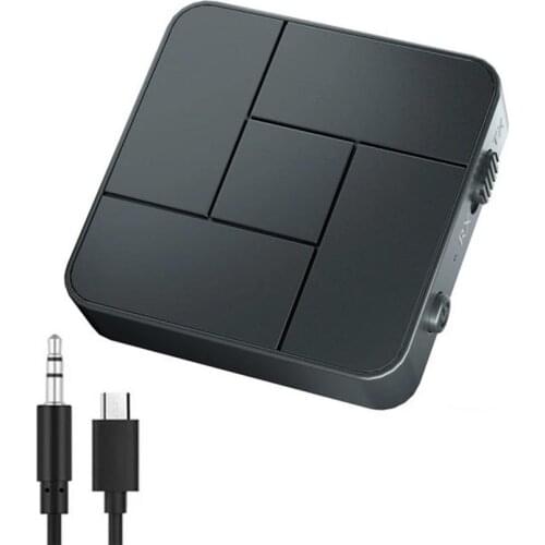 Bluetooth 5.0 Wireless Audio Adapter Receiver Transmitter 3.5mm AUX /digital Jack Dual-mode Wireless Adapter For TV Car Speaker