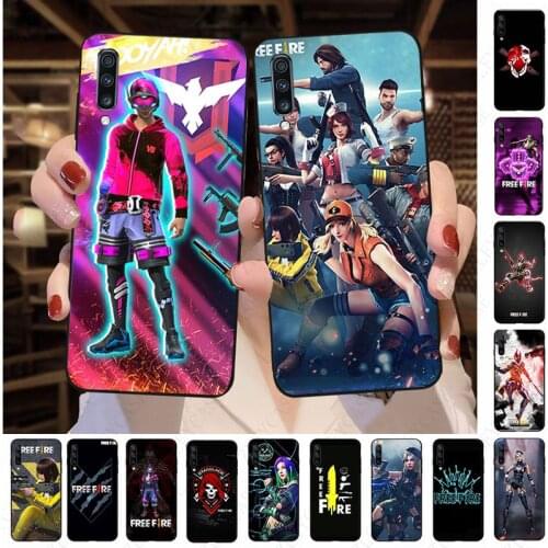 Free Fire Game Art soft Phone Cover For Samsung Galaxy A50 A10 A20 A20E A20S A30S A40 A51 A70 A30 A12 A6 A7 A8 A21S cases