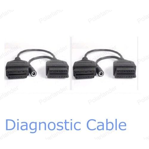 Diagnostic Adapter Connector 16pin to 12pin OBD Interface For M-itsubishi Car Scanner Cable