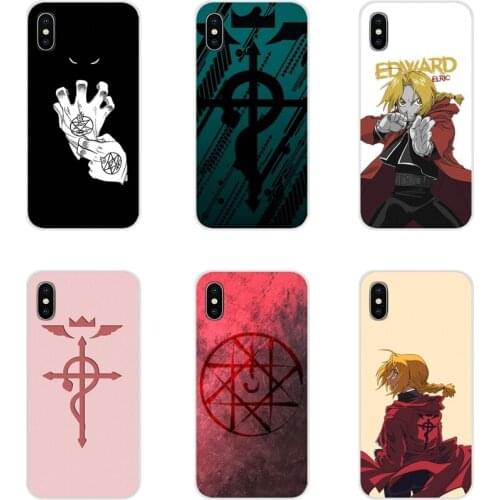 For Samsung Galaxy S2 S3 S4 S5 Mini S6 S7 Edge S8 S9 S10E Lite Plus Full Metal Alchemist Brotherhood Anime Soft Transparent Case